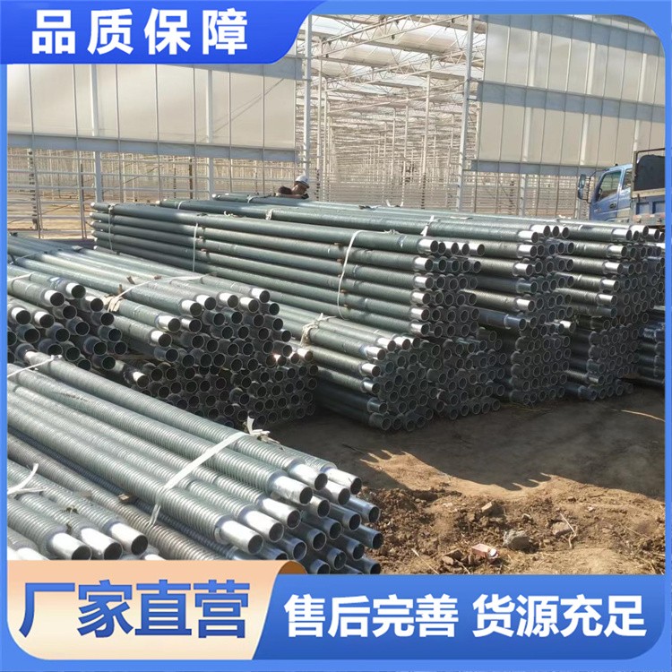 源头厂家生产加工 蔬菜种植大棚热镀锌翅片管 取暖用镀锌缠绕翅片管