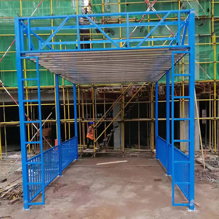 建筑工地防护棚 安全通道