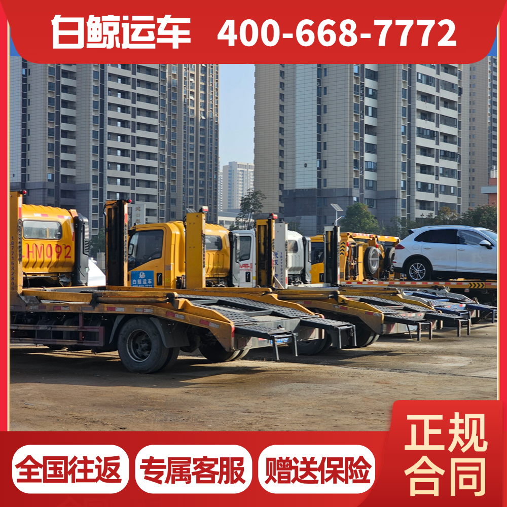 武汉汽车托运公司 车到付款 轿车托运 白鲸运车 品牌保障