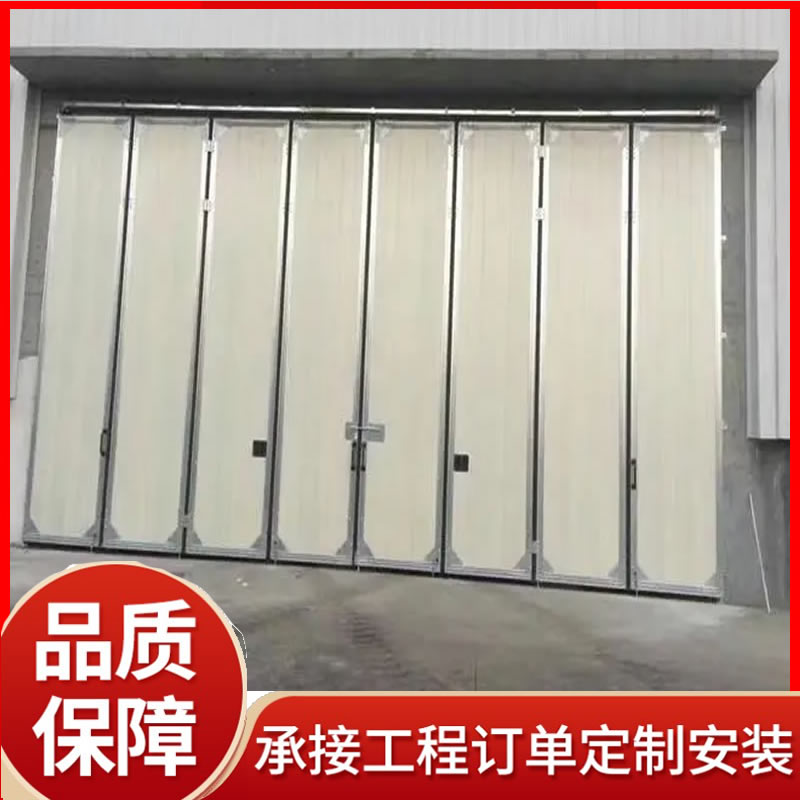 腾硕 电动工业折叠门 车间库房厂房用 坚固耐用 运行平稳