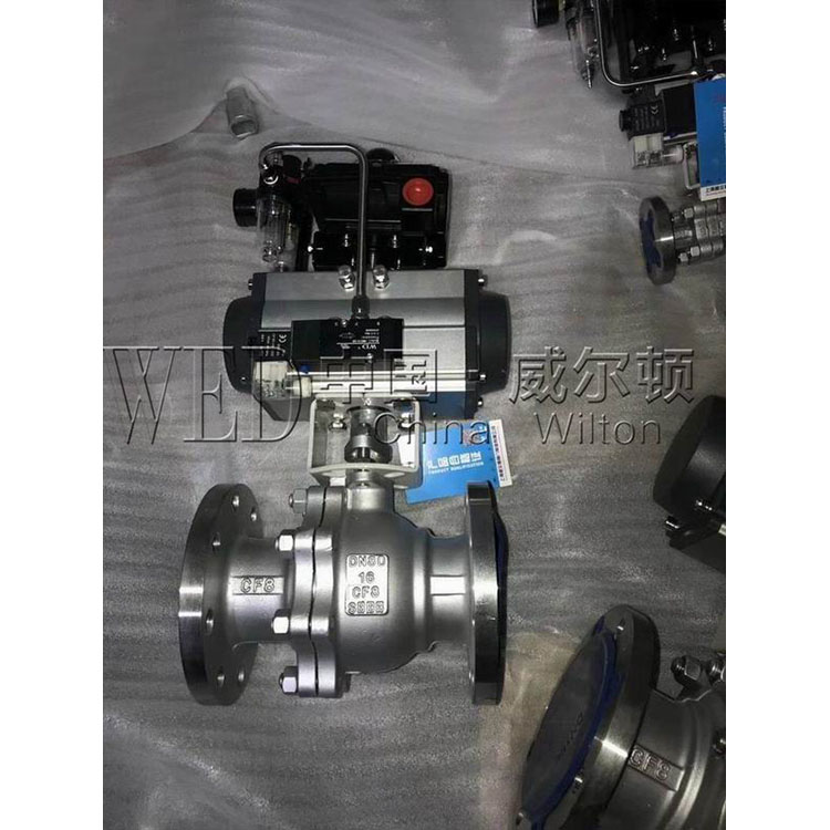 304全不锈钢气动球阀Q641F