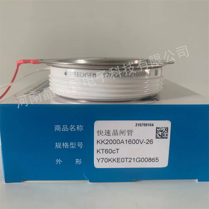 台基可控硅Y65KKE KK1800A1800V2000VKT60ct中频炉逆变TECHSEM晶闸管