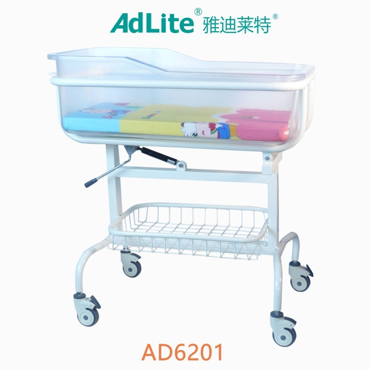 医用婴儿床 产科病房专用婴儿床 普通经济款 推行平稳