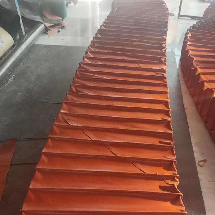 福硕 输送带用风机除尘风管帆布软连接 伸缩式通风管