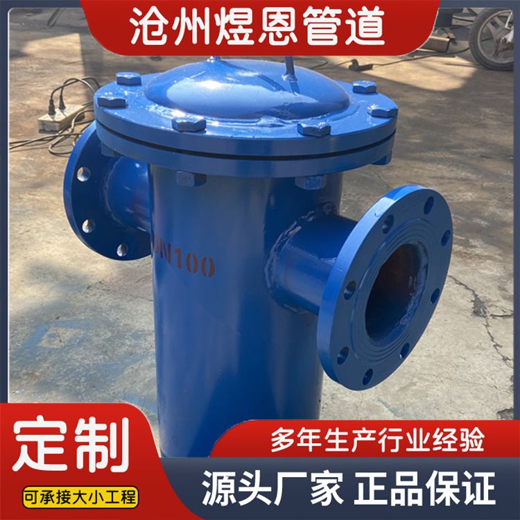 沧州煜恩管道 蓝式过滤器  厂家