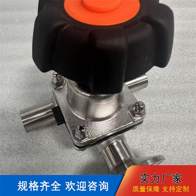 衬氟快装隔膜阀 304不锈钢材质 镜面抛光 厂家直批 禾锋