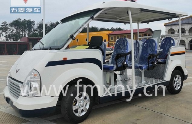 昆明11座五菱新能源电动观光车 可爬坡观光游览电瓶车商务接待景区旅游
