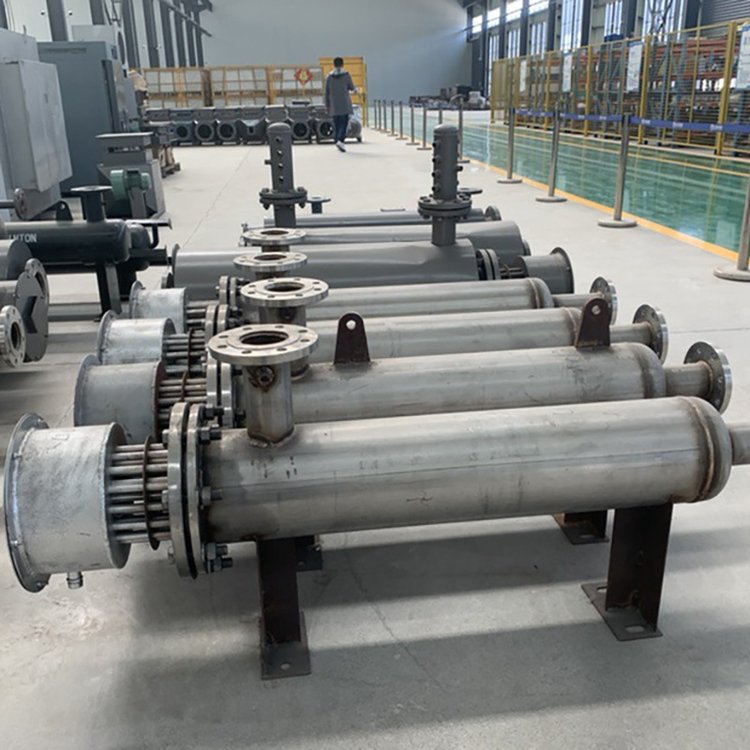 管道式空气加热器 空气氮气循环水导热油压缩气体蒸汽工业高温电