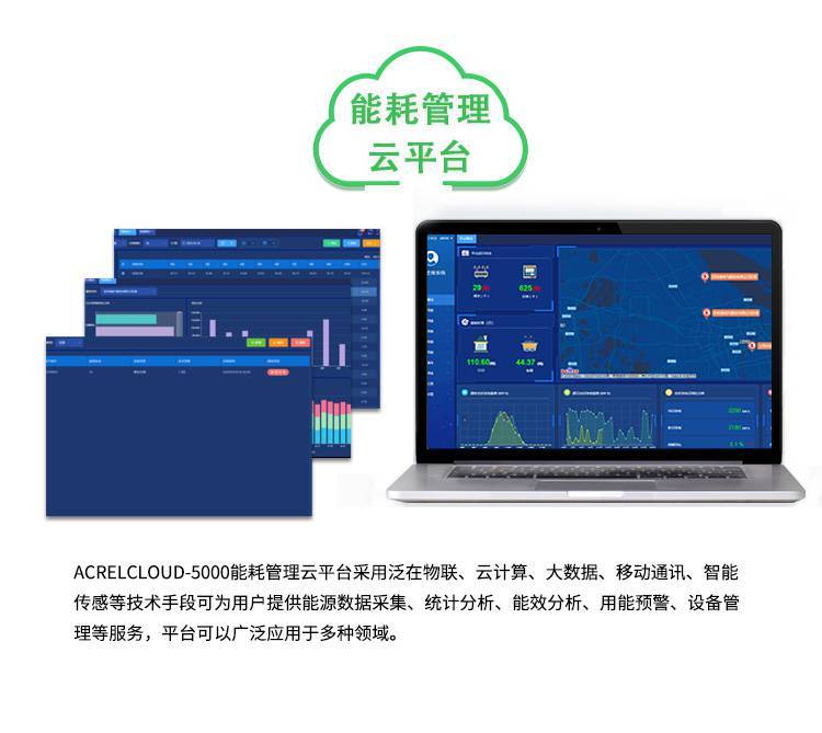 能耗管理 企业能耗 建筑能耗 AcrelCloud-5000水电气能源统计