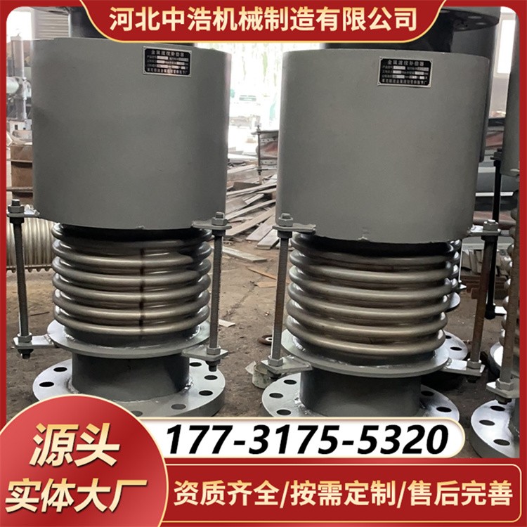 轴向内外压平衡式波纹补偿器 带导流筒设计 优化介质流动 降低压力损失 性能卓越