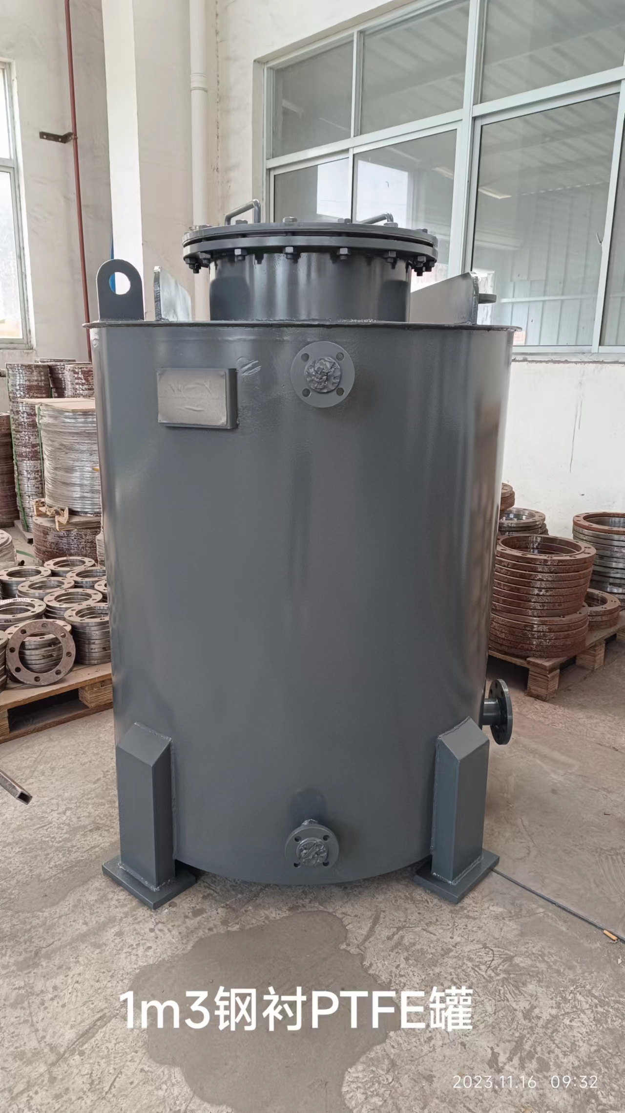 伟龙储罐钢衬四氟储罐PTFE储罐