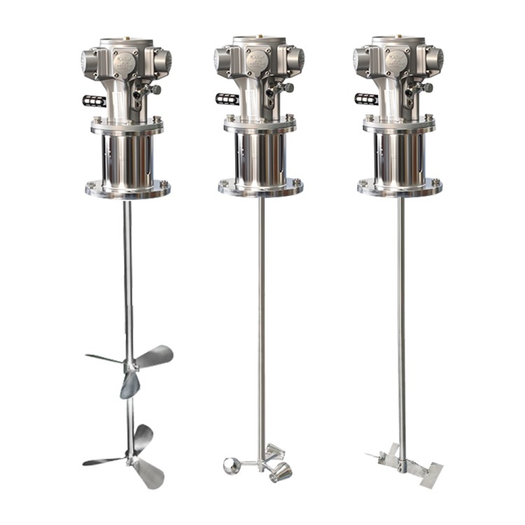 DSV气动立式搅拌器配不锈钢底座安全防爆无极调速质保三年