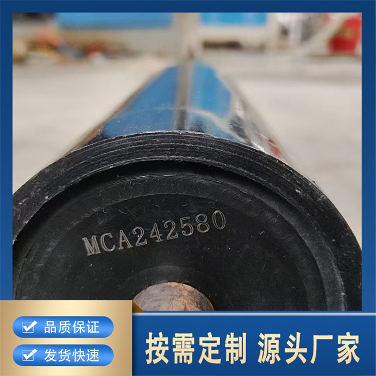 高分子聚乙烯托辊 自润滑不粘料 食品级输送环境适用