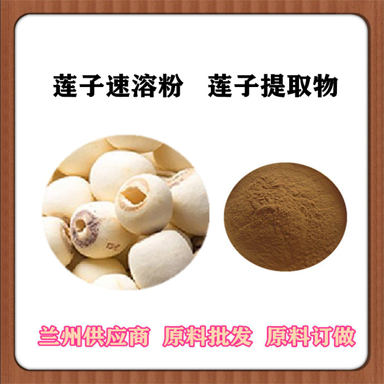 莲子提取物20:1 莲子速溶粉 浓缩粉 喷雾干燥 沃特莱斯批发莲子浸膏粉 莲子提取液