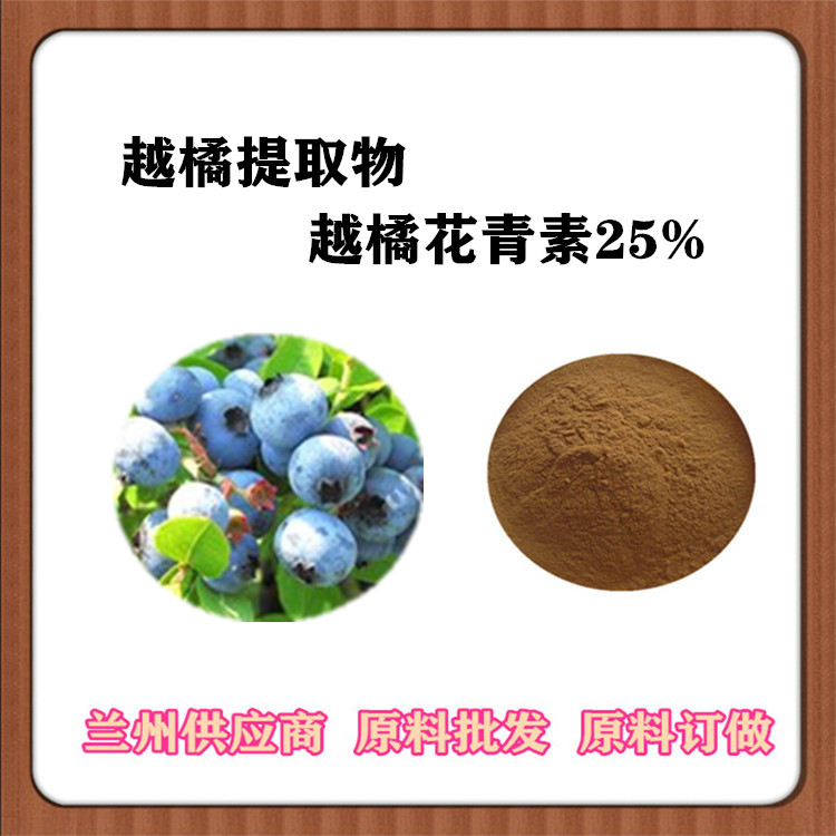 10:1比例越橘提取物 /花青素25% 越橘浓缩粉 越桔提取物 含运价SC认证
