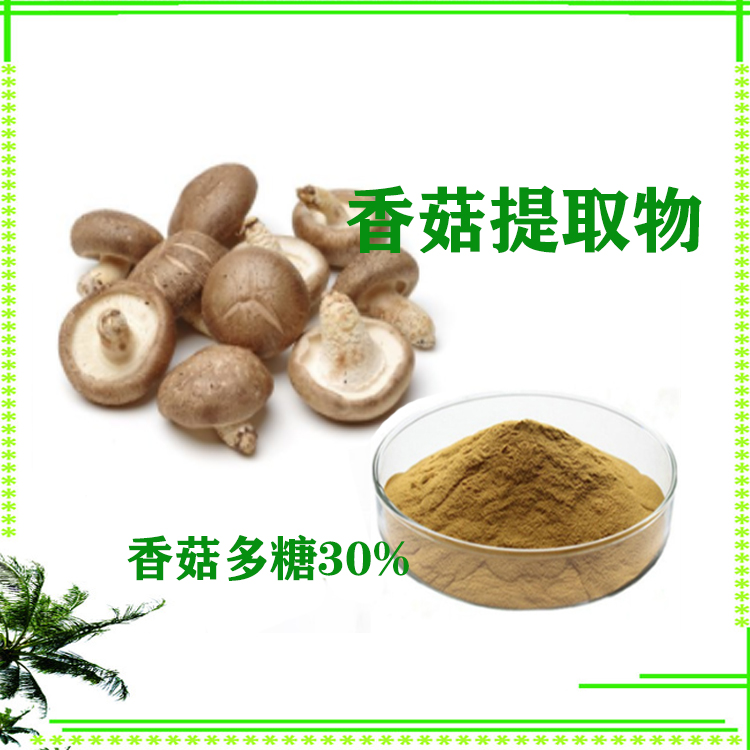 香菇提取物  香菇多糖 速溶粉 喷雾干燥粉 粉末细腻 质量稳定