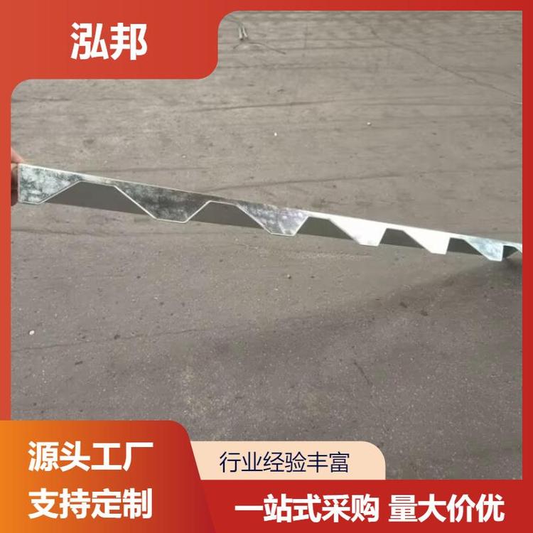 泓邦 彩钢瓦檐口挡水板 750镀铝锌堵头 耐低温耐腐蚀 实力大厂