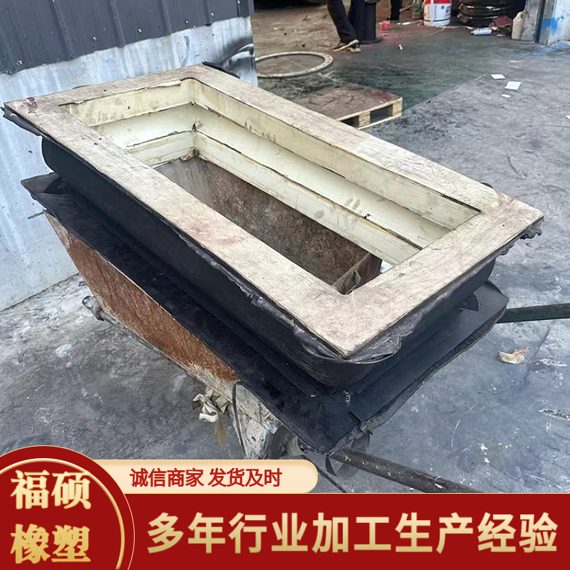 抗高温白硅胶方形软连接福硕管道减震硅橡胶软连接