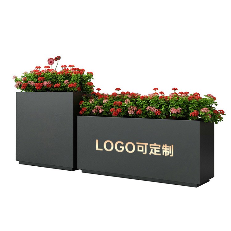 中星金属 定制不锈钢花箱 户外景观 铁艺花槽 市政道路园艺组合式花池