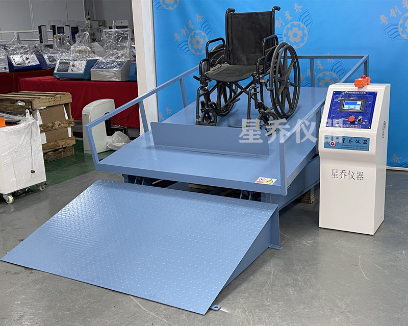 上海轮椅车静态稳定性测试机 轮椅测试机图片