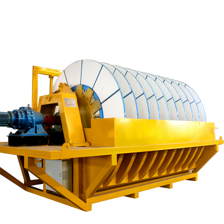 盘式过滤机金矿铁尾洗沙污水处理设备陶瓷过滤设备