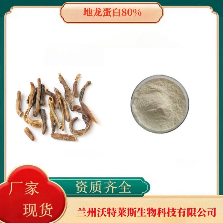 地龙蛋白80%   地龙蛋白粉    地龙提取物   全水溶  食品级   沃特莱斯生物