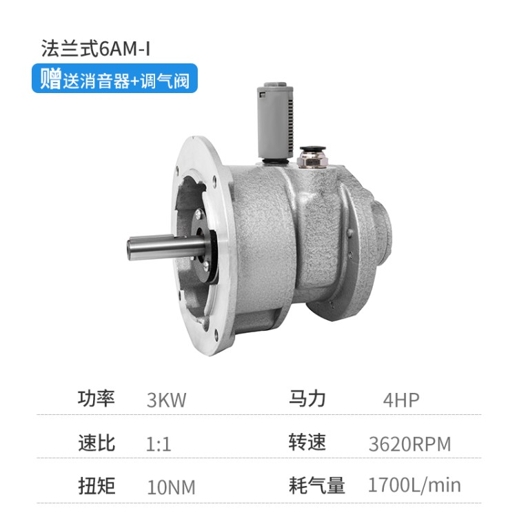 fkeli保占工业级法兰气动马达替代CAST GRACO日本铁工1_2_3_4AM-F