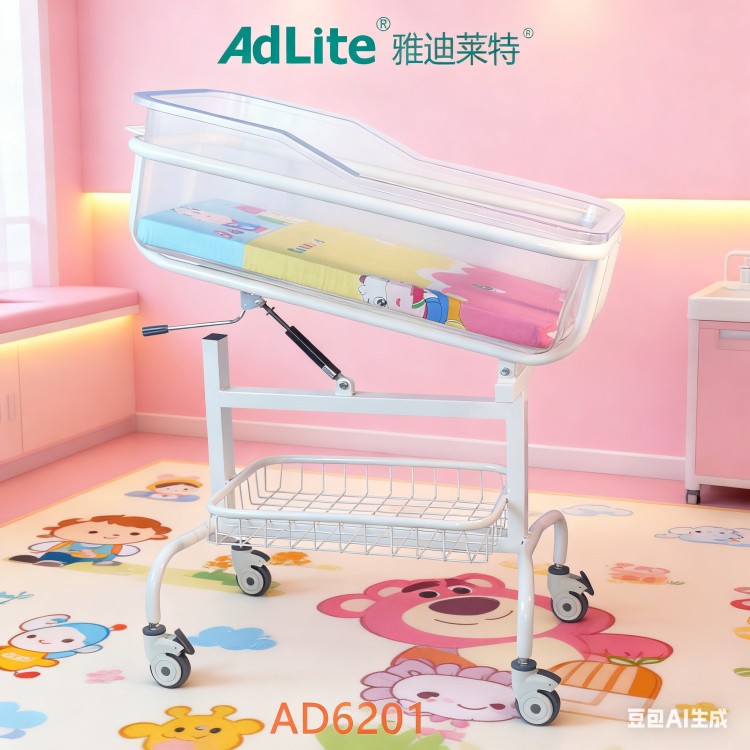 医用婴儿床  固定高度/可调高度两款 坚固耐用易清洁