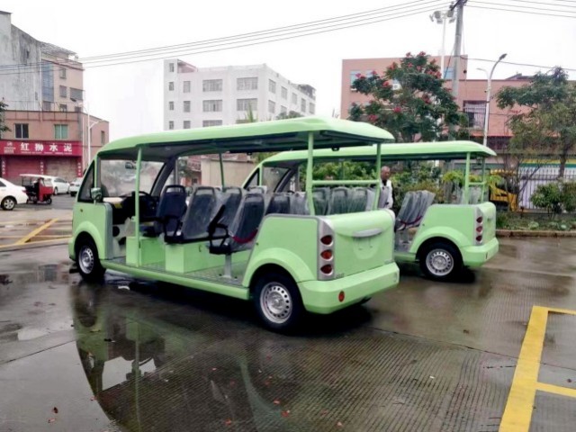 云南昆明旅游电动观光车 二手观光车售楼看房摆渡车 分期付款 售后无忧
