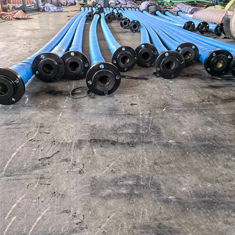 法兰陶瓷管复合软管福硕内衬陶瓷片防火抗高温橡胶软管