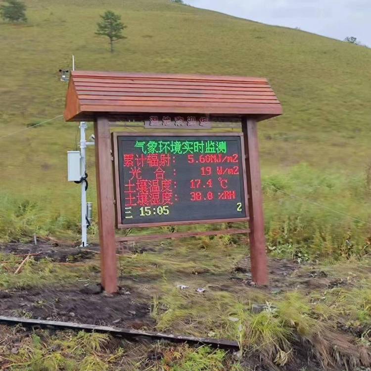 草原生态监测系统 DF-CQZ3 雨量 温湿度 气压 辐射 无线