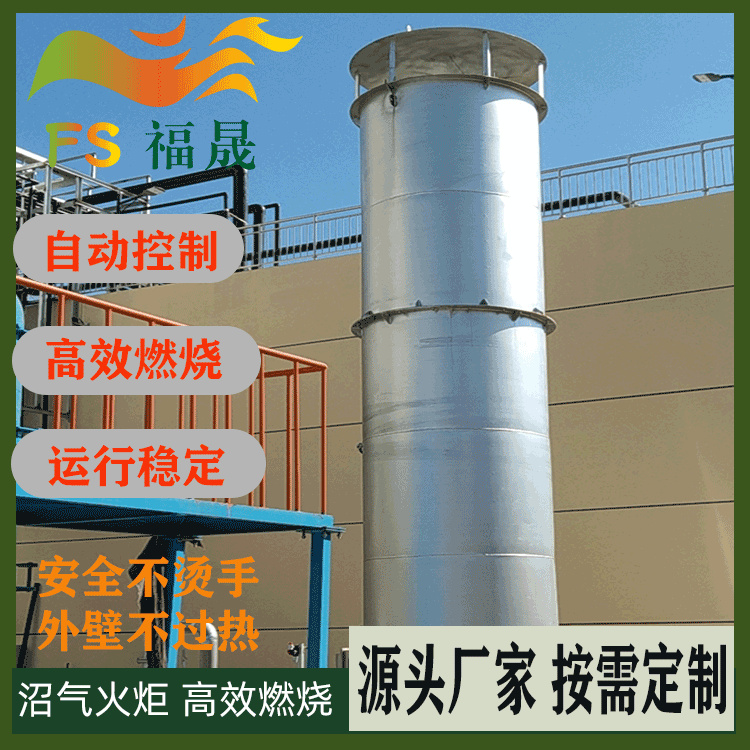全封闭式沼气燃烧火炬 不锈钢碳钢