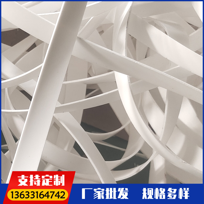 聚四氟乙烯密封条 四氟弹性带膨胀弹性带 PTFE密封带四氟海绵条