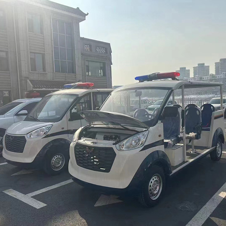 云南三排座校园巡逻车WLDM 敞开式车型 动力强劲 超长续航