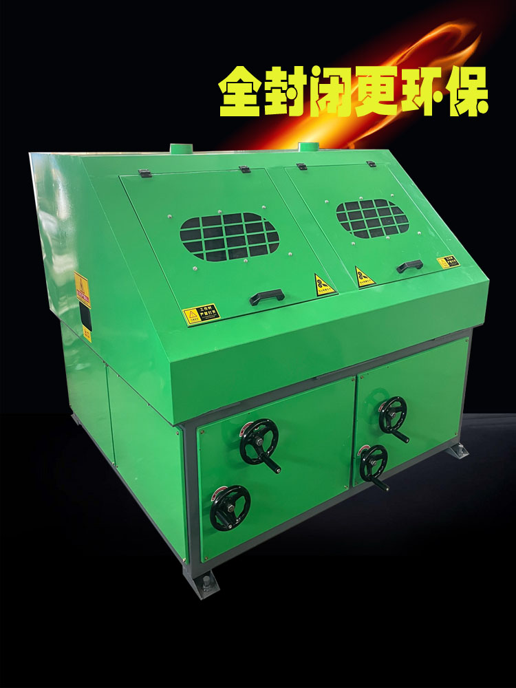 环保全封闭方管除锈机 台式四面角钢 槽钢抛光机晟世鼎铭