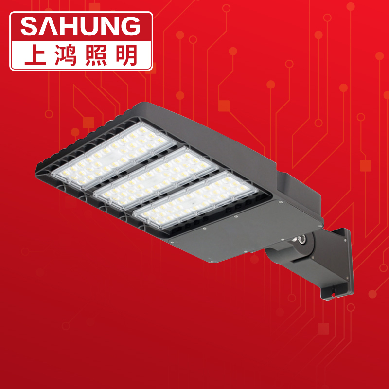 上鸿 LED美式路灯头100W200W300W高速公路照明厂区可调角度马路灯