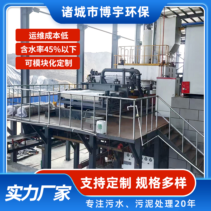 市政污泥压滤机 污泥处置中心垂直压榨机 厂家货源 博宇环保