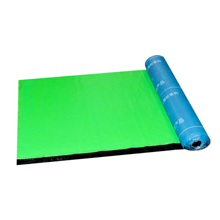 银荷 1.5mm厚 蓝膜 湿铺 强力交叉膜自粘防水卷材 国标