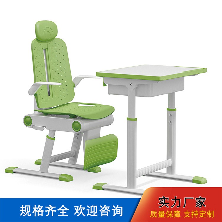 加厚板材午休课桌椅带自锁功能学校教室学生午睡学习一体桌椅