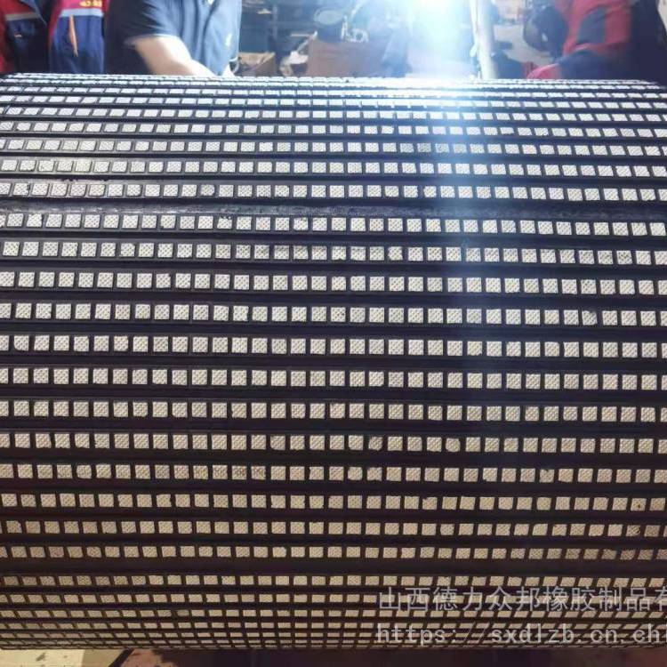 现场滚筒包胶 改向滚筒陶瓷包胶 陶瓷橡胶版12mm