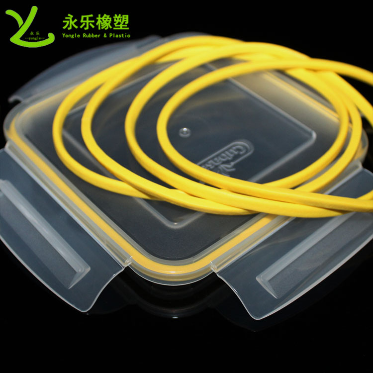 发泡硅胶密封圈 挤出细孔无卤发泡防水圈