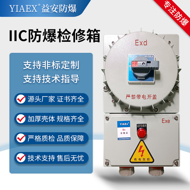 防爆检修电源配电箱 IIC防爆箱