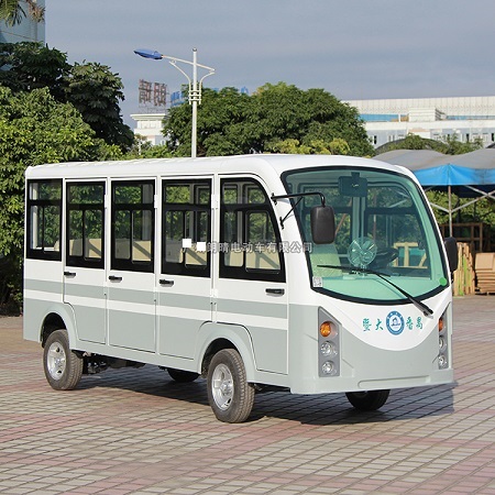 昆明朗晴封闭观光车14座，适用于景区公园，厂家销售，三年质保