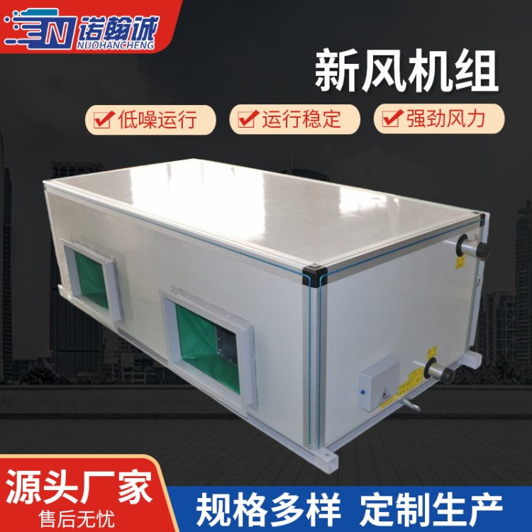吊顶式新风空调机组 冷暖中央柜式空调冷暖组合机组新风系统排风机
