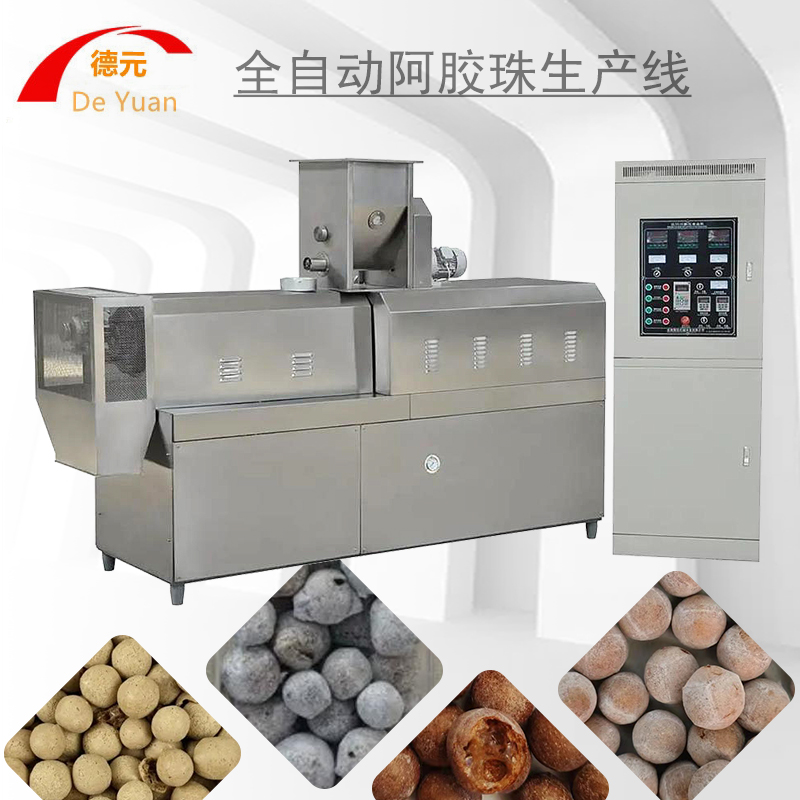 全自动阿胶珠生产线加工设备 膨化机阿胶炒锅