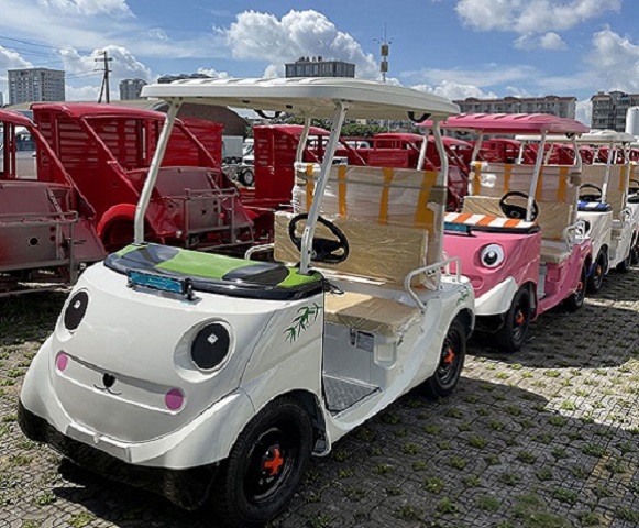 红河州五菱T系列电动高尔夫球车 乘坐舒适，车身灵活轻便、行驶平稳