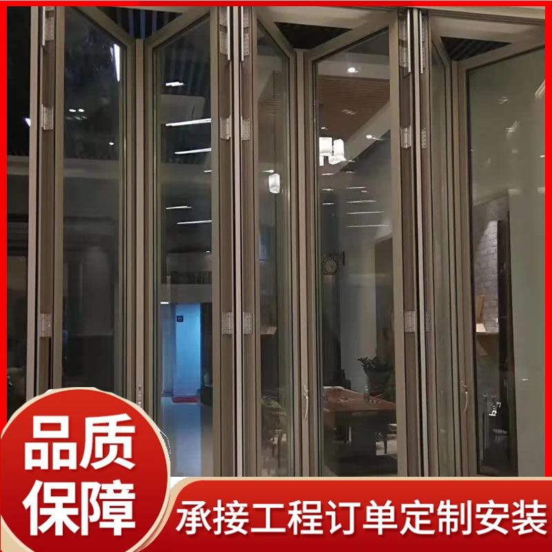 电动工业折叠门 车间库房厂房用 坚固耐用 运行平稳
