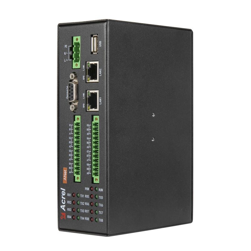 智能通信管理机 网关 安科瑞ANet-2E8S1 2路网口8路RS485楼宇配电用