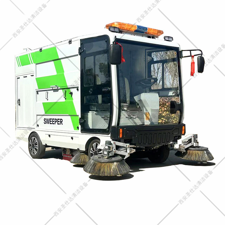四轮道路清扫车 240L垃圾桶 驾驶式扫地车物业环卫市政马路户外道路