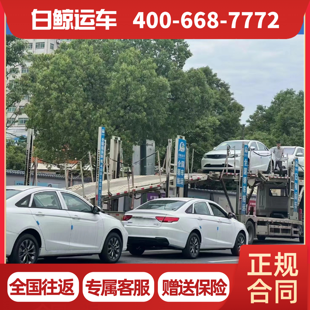 乌鲁木齐汽车托运物流公司 先运车后付款 全国各地轿车托运 当然选白鲸